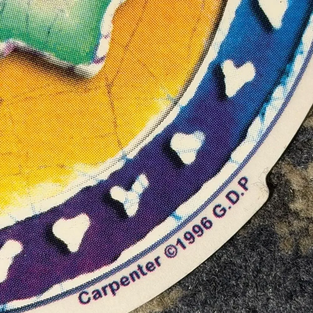 1996 Grateful Dead Dancing Bear Sticker